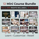 Digital Marketing Course Bundle with PLR MRR | Canva Marketing Templates | Instagram Business Course | Resell Rights Bundle